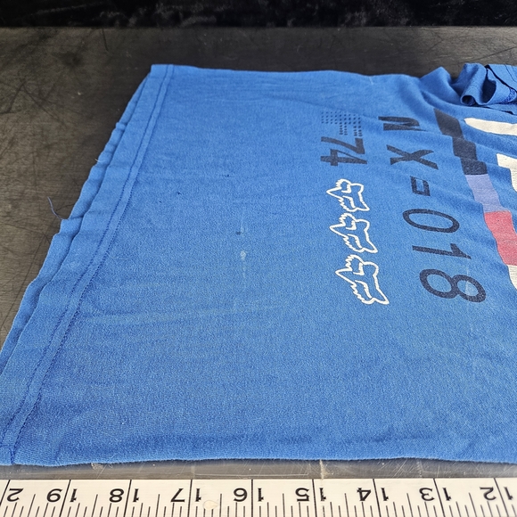 FOX Racing Blue Speed Division Tee - Picture 6 of 8